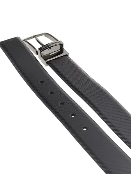 Cu centură reversibil curea Emporio Armani negru
