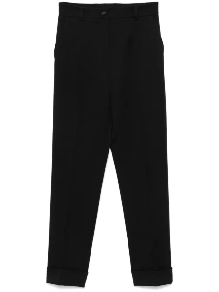 Pantaloni Dolce & Gabbana de lână negru