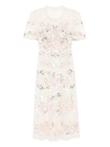 Sukienka Needle & Thread z cekinami garniturowa