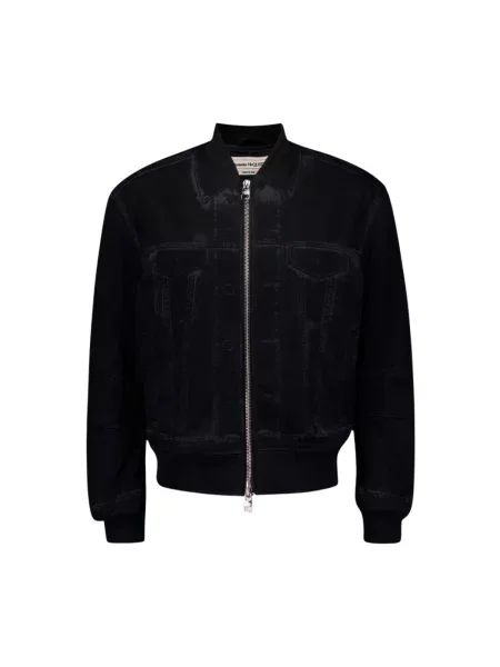 Kurtka bomber Alexander Mcqueen czarny