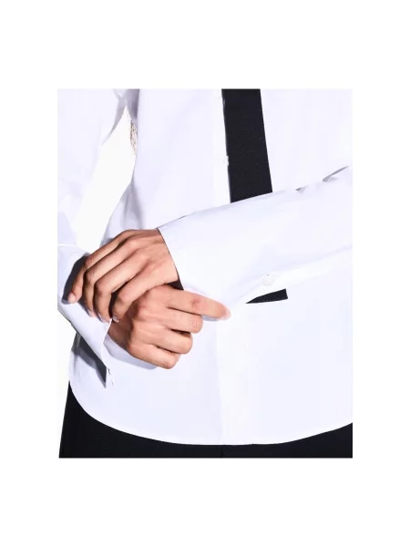 Bluză Armani Exchange alb