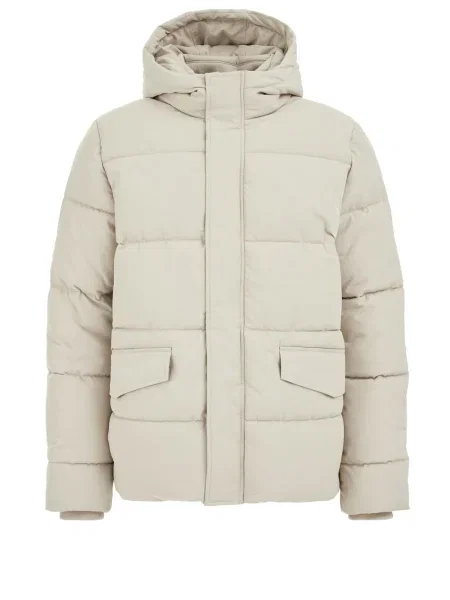 WE Fashion Zimní bunda béžová