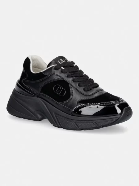 Liu Jo Sneakers 01 | piele întoarsă negru