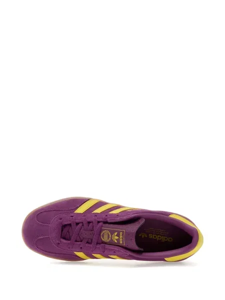 Sneakerși Adidas Campus cu imagine alergare din piele de căprioară negru