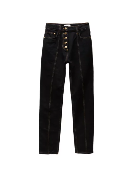 Blugi drepți Versace negru