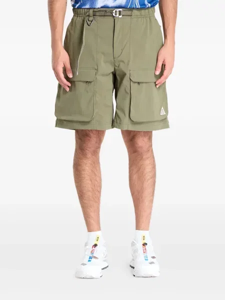 Běžecké plisované tričko Nike s polovičními zipem červené