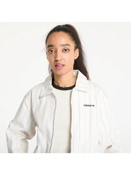 Яке adidas Originals Pinstripe H Jacket бежово преходен модел бяло