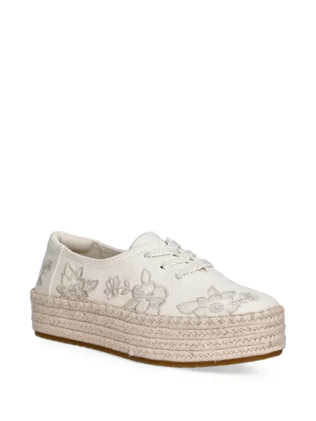 Espadrile Toms cu model floral cu platformă