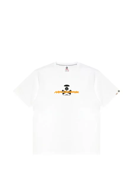 Tricou Aape By A Bathing Ape cu imagine alb