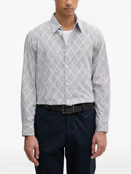 Cămașă Armani Exchange gri