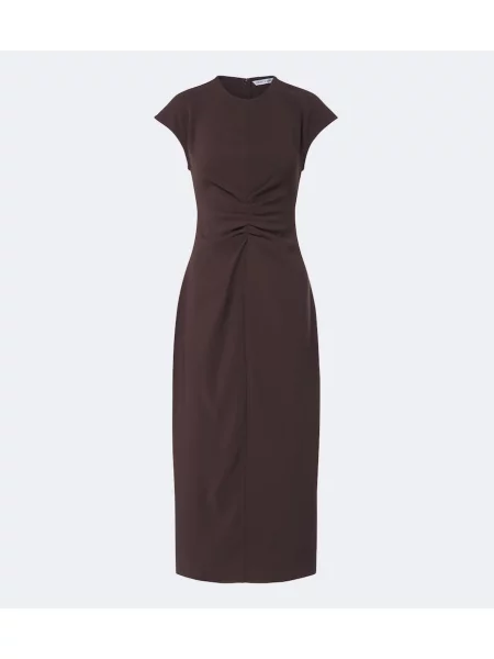 Rochie midi Veronica Beard maro