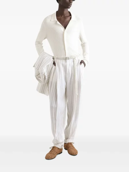 Pantaloni Dolce & Gabbana cu dungi alb