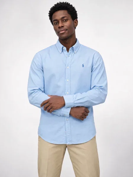 Košeľa Polo Ralph Lauren keper modrá