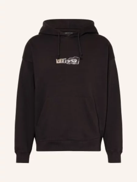 Mikina S Kapucí Gfx černá