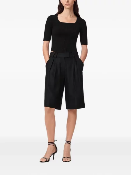 Top Allsaints tricotate negru