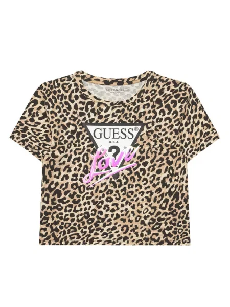 Guess T-Shirt μπεζ