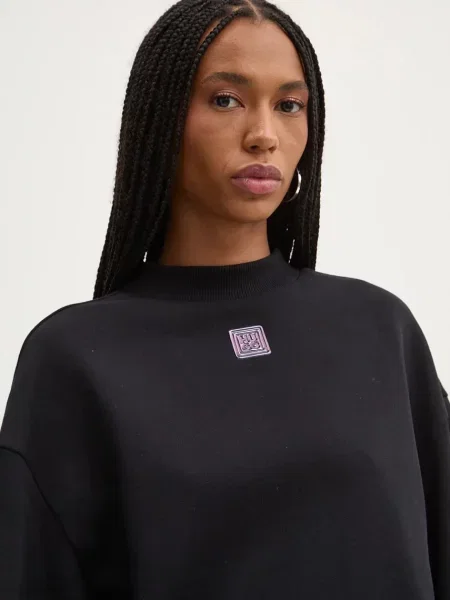 HUGO rochie din mini oversize negru