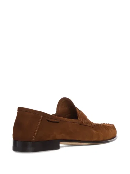 Pantofi loafer Tom Ford din piele maro