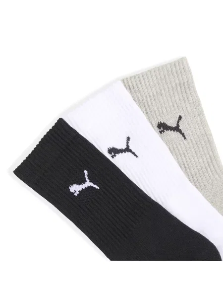 PUMA Długie skarpety za kostkę unisex 9 par Odzież Biały/Grey/Czarny białe