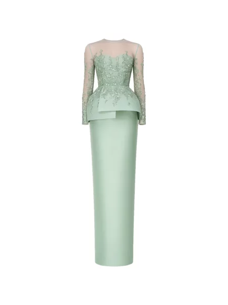 Rochie maxi Rami Al Ali verde