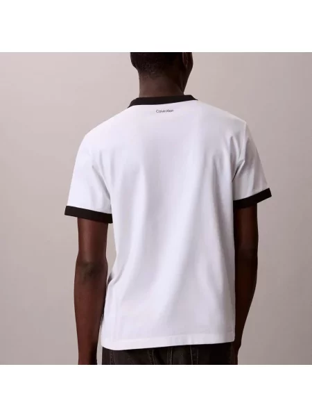 Koszulka Calvin Klein Jeans biała