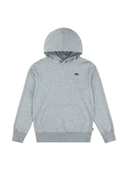 Levi's Dětská mikina MINI BATWING PULL OVER HOO šedá