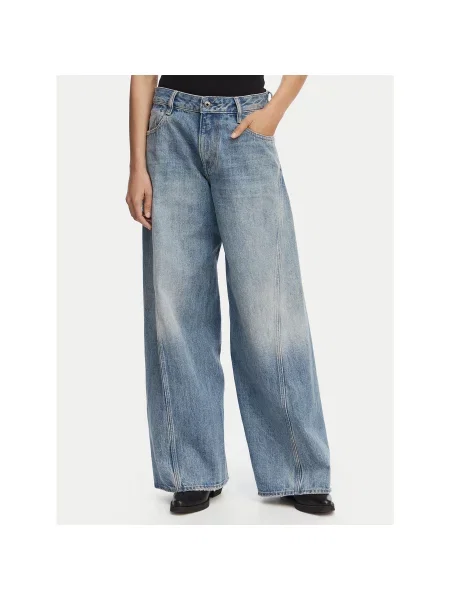 G-Star Raw Traperice Helyx 3D Cinch Wide Leg plava