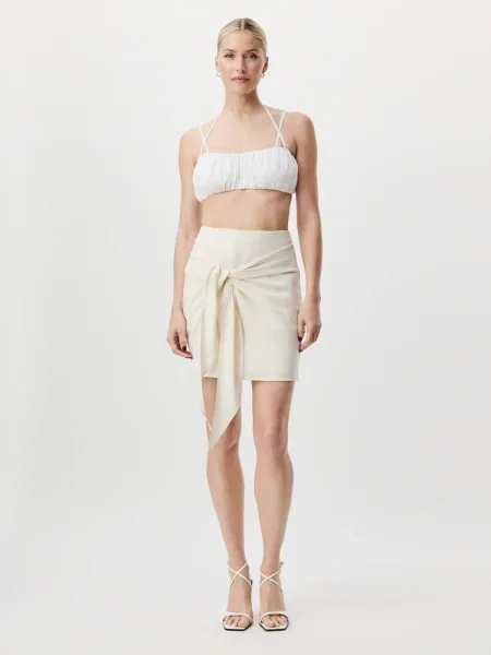 LeGer by Lena Gercke Fustă Draco deschis bej