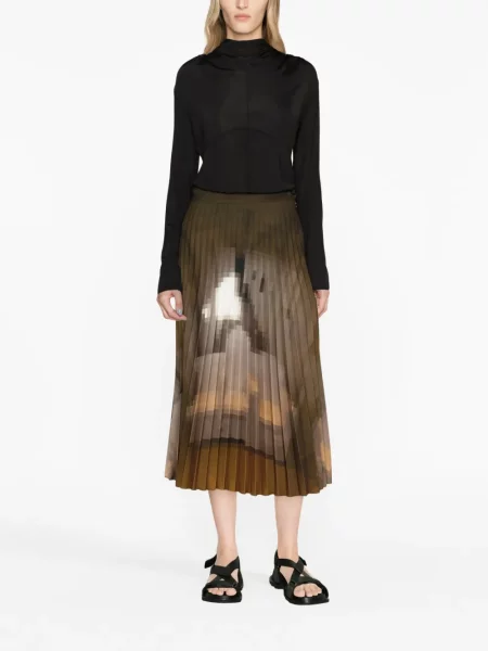 Ilgas palaidinė be rankovių Jil Sander juoda