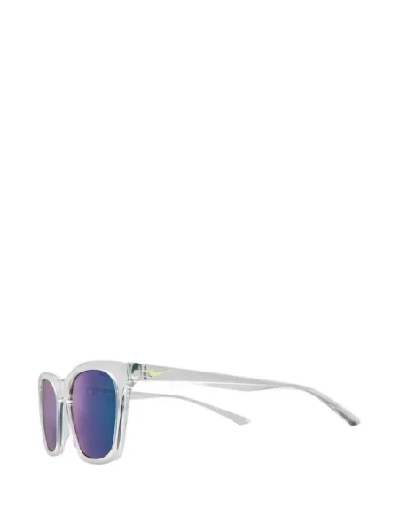 Ochelari de soare Nike cu cordon din jerseu cu imprimeu abstract gri