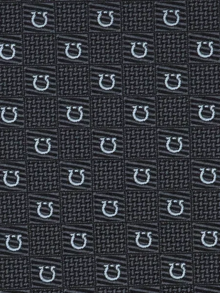 Cravată Ferragamo de mătase negru