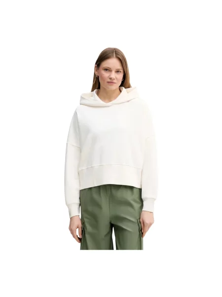 Bluza z kapturem Marc O'polo z kapturem beżowa