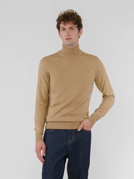 Водолазка Arber бавовна/акрил бежевий