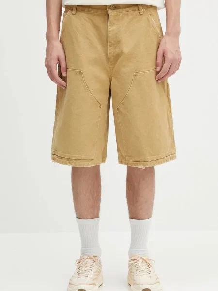 Ambush pantaloni scurți din Canvas Carpenter Short Pants bej