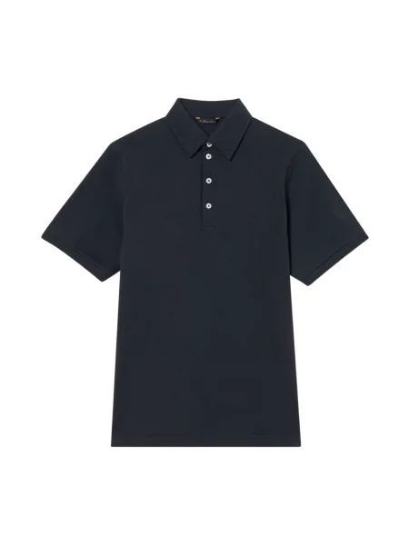 Koszulka polo Brooks Brothers z dżerseju niebieska