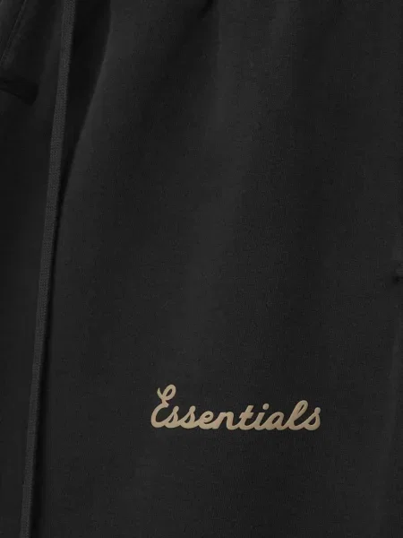 Бягане панталон Fear Of God Essentials черно