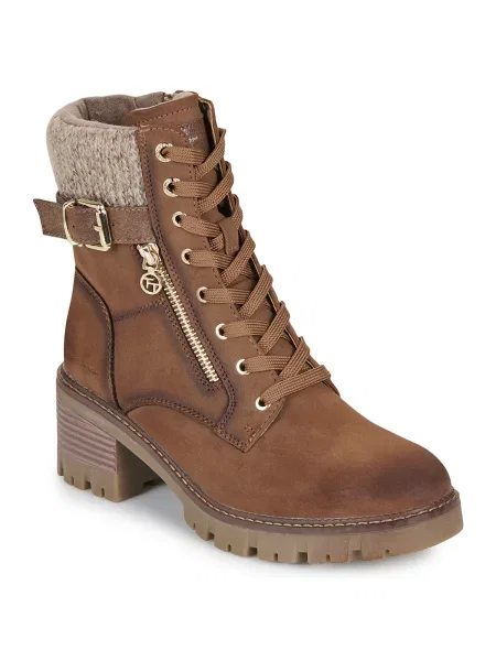 Pantofi Tom Tailor cu chihlimbar maro