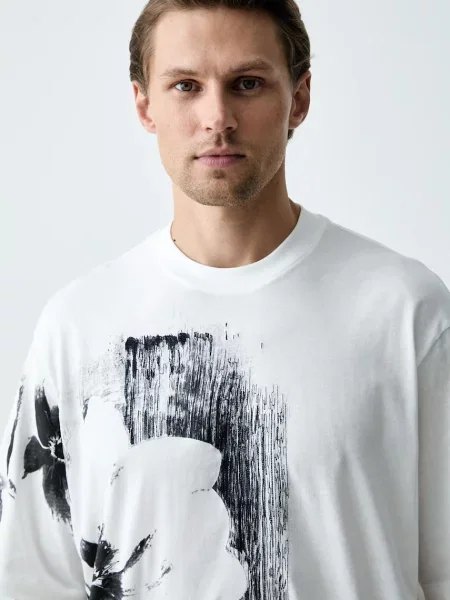 Armani Exchange férfi póló fehér