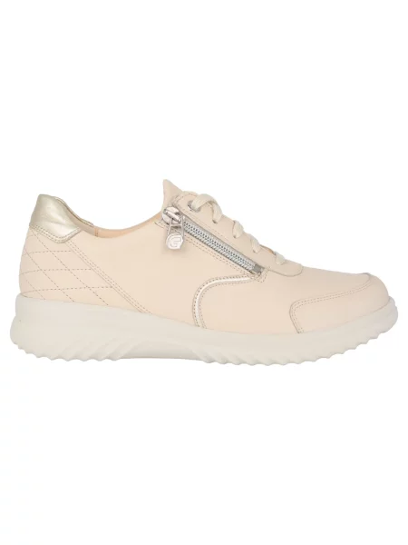 Sneakersy Ganter skórzane beżowe