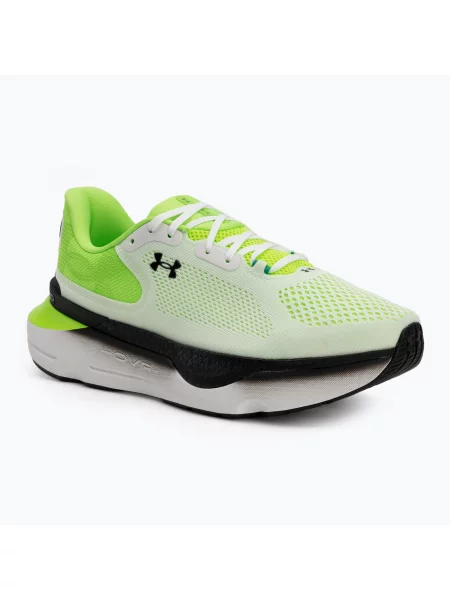 Încălțăminte de alergare pentru bărbați Under Armour Innfinite Pro 2 white/hyper green/black alb