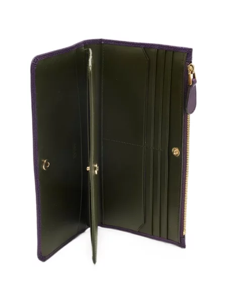 Portofel Bally din piele violet