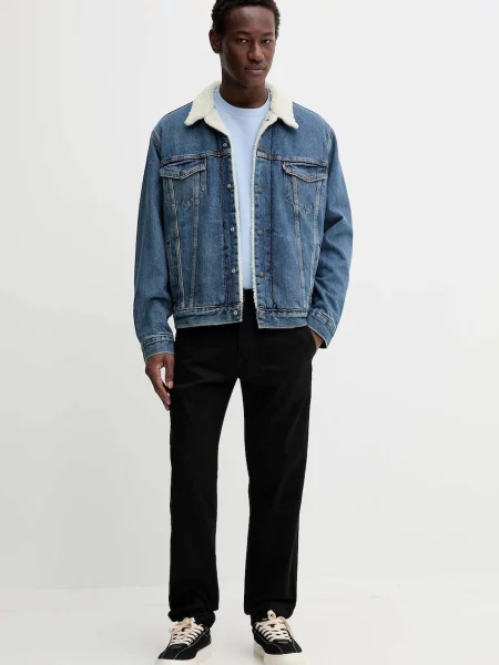 Levi's t-shirt z nadrukiem niebieski