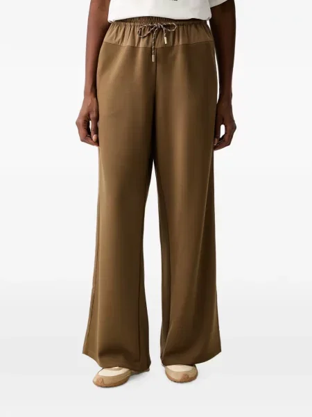 Pantaloni Twinset cu cordon maro