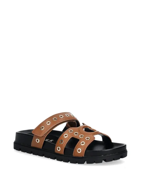 Sandale Guess cu autograf maro