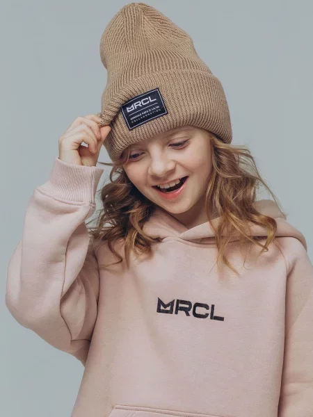 Шапка Miracle Me бежевая