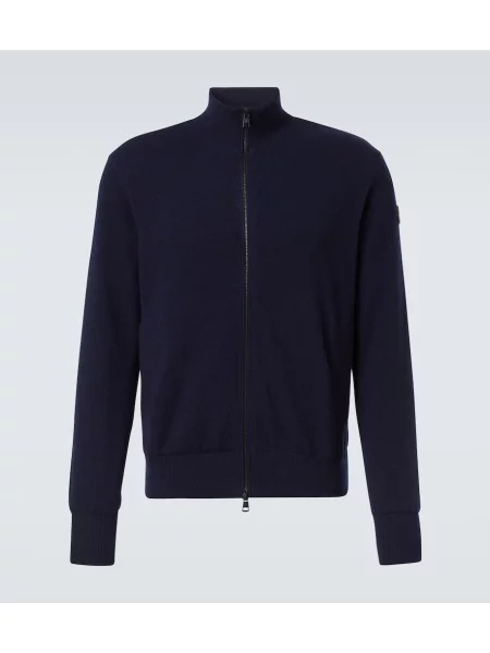 Cardigan Moncler de lână albastru