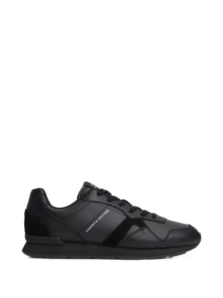 Sneakerși Tommy Hilfiger cu imagine negru