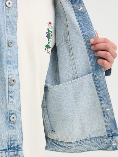 Drôle de Monsieur Дънково яке La Veste Jean DElavEe синьо