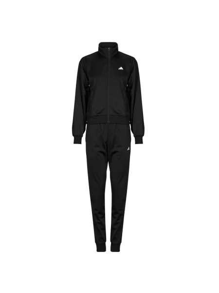 ADIDAS SPORTSWEAR Športna trenirka Essentials Feel Cozy črna bela