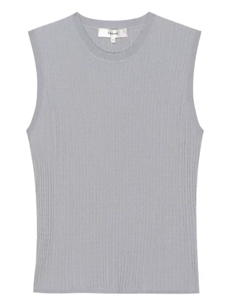 Top Frame tricotate gri